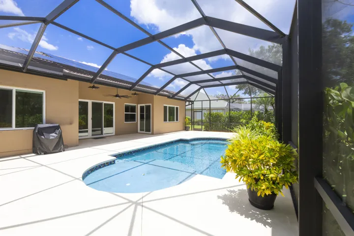 Screened lanai