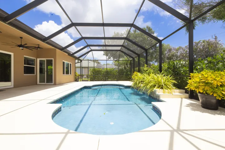 Screened lanai