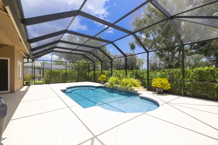 Screened lanai