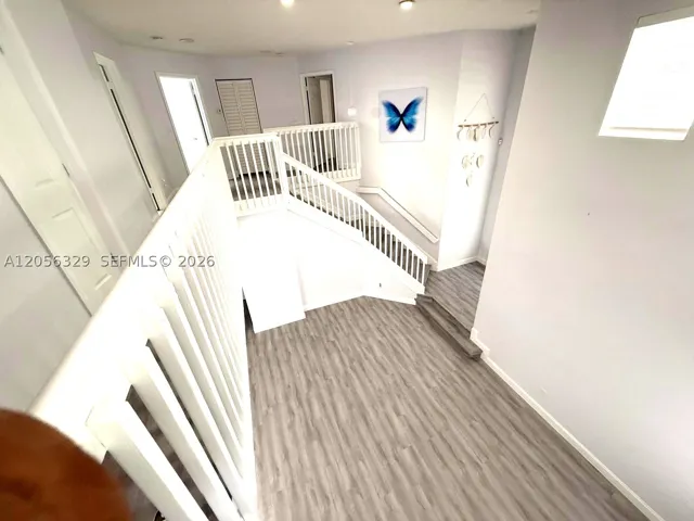 VIEW OF LIVING AREA FROM SECOND FLOOR