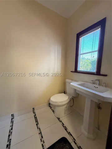 Private bathroom off private office