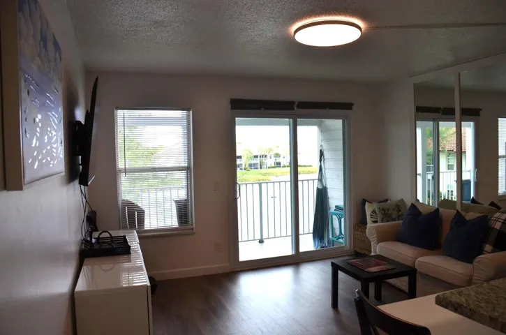 view from living room