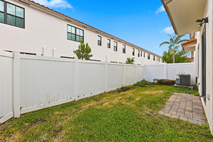 Fenced Back Yard - Alternate View