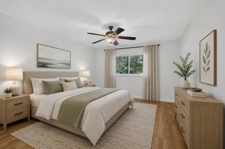 Primary Bed staged