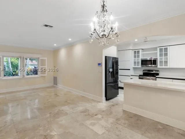 Open Plan Living Room with Kitchen