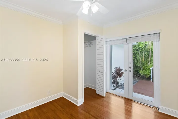 3rd Bedroom with Private Patio and French Doors