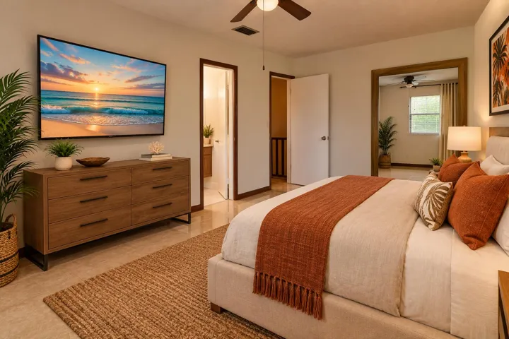 Master Bedroom Virtually Staged