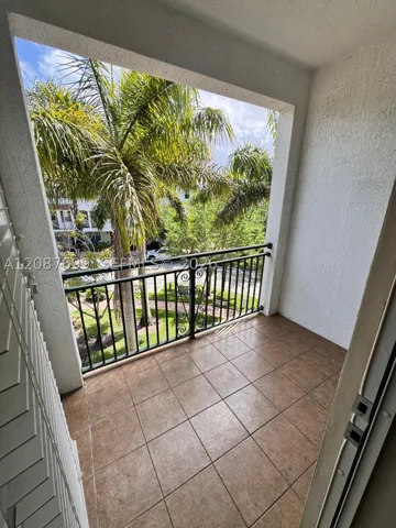 Master bedroom balcony