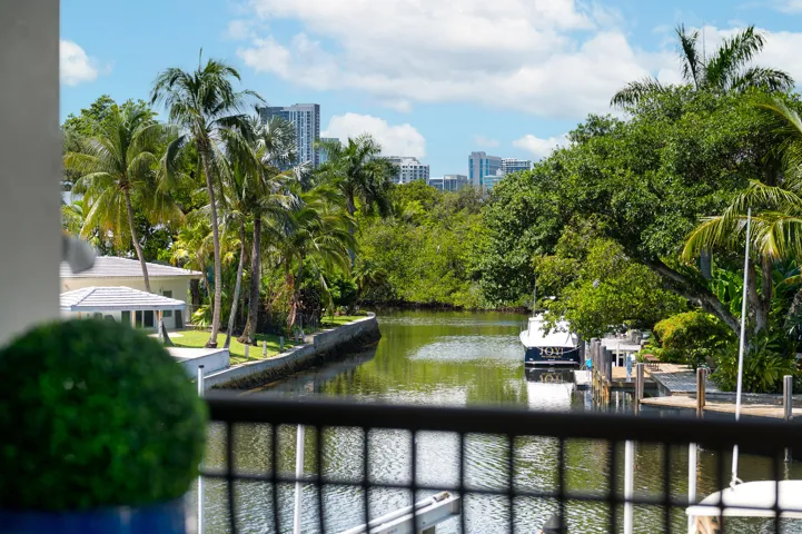 Long canal view