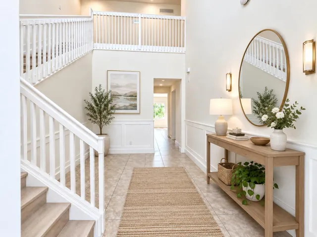 foyer staged