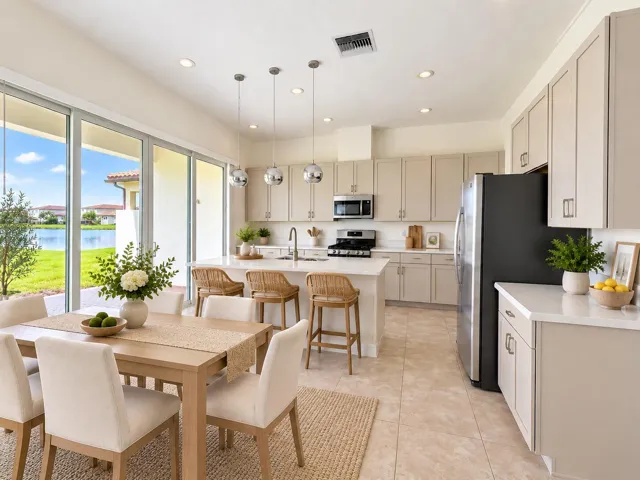 dining room virtual staged