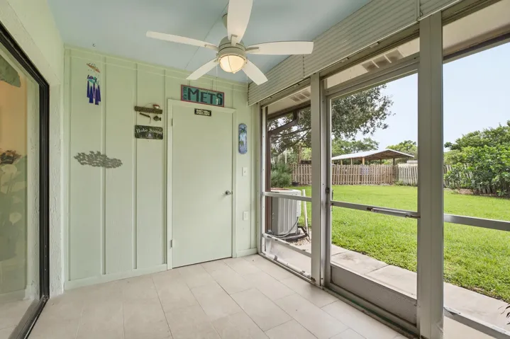Private Covered Screened Patio
