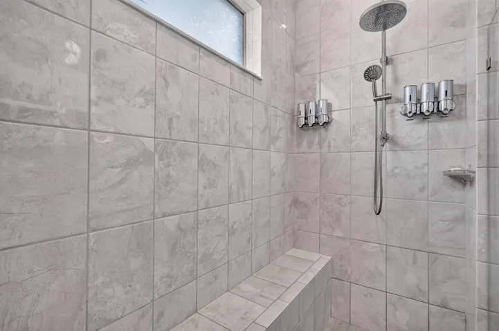 Walk in primary shower