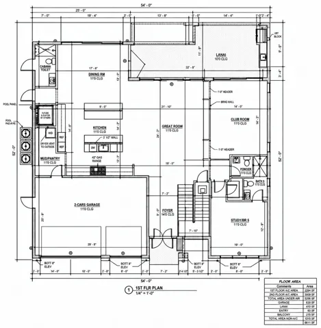 First Floorplan