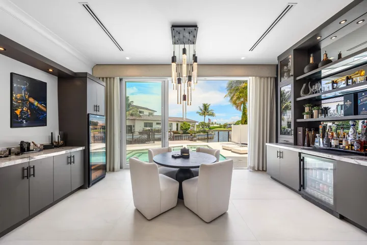 Dining Room and Bar with a View