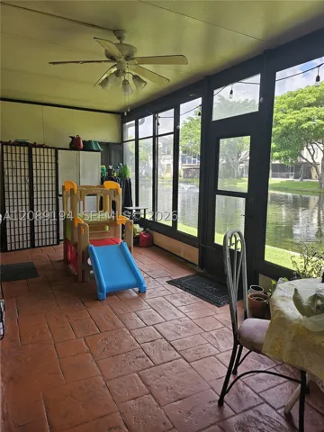 Closed patio