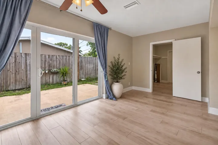 Dining Room + Patio Door