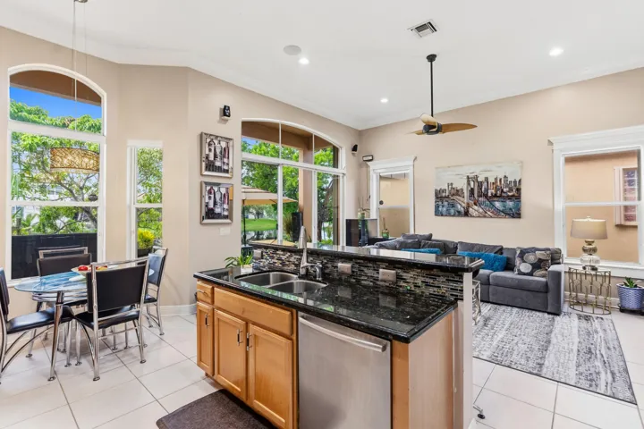 Kitchen and Family Room