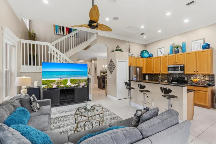 Kitchen and Family Room