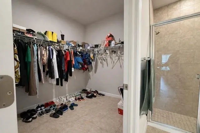 Primary walk in closet