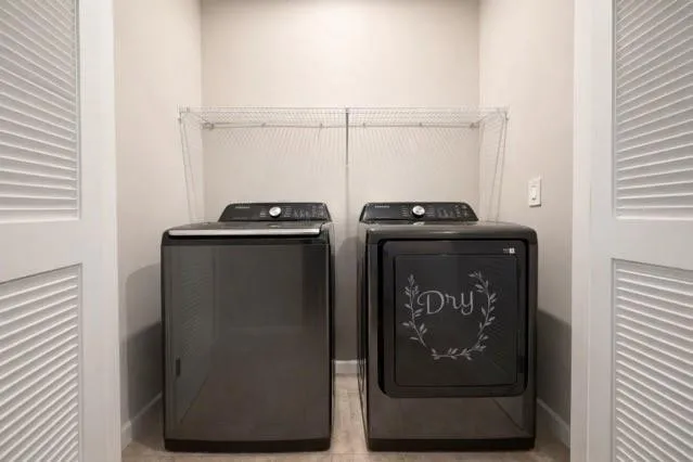 Laundry closet