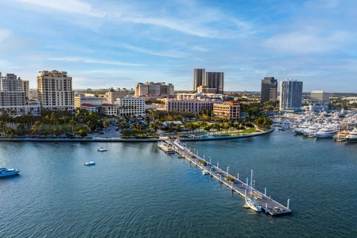 Downtown WPB Waterfront Pier