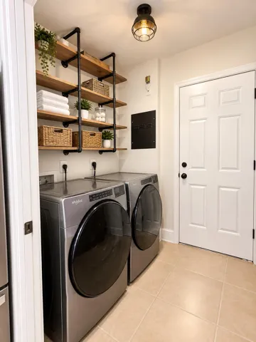 washer and dryer