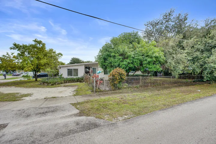 Large lot with yard