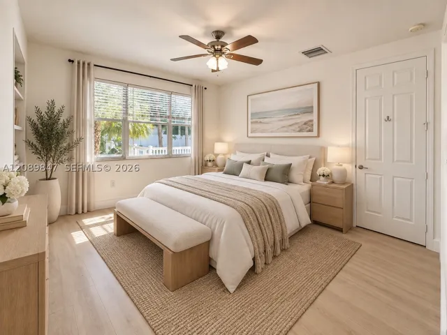 BEDROOM 2 (MASTER SIZE) WITH POOL VIEW (1ST FLOOR)