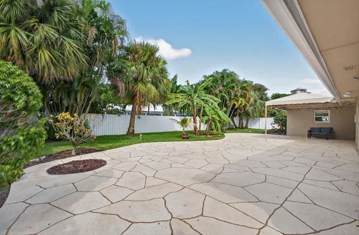 Back Patio & Yard
