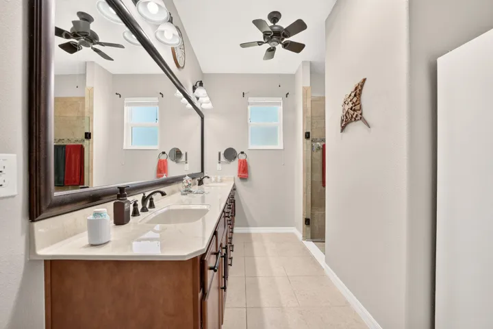 Master Bathroom - Ceiling Fan