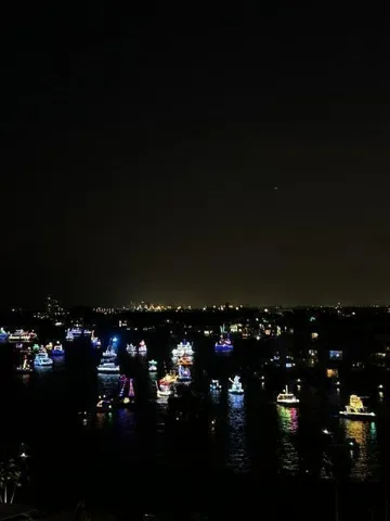 Marina Tower Night City View