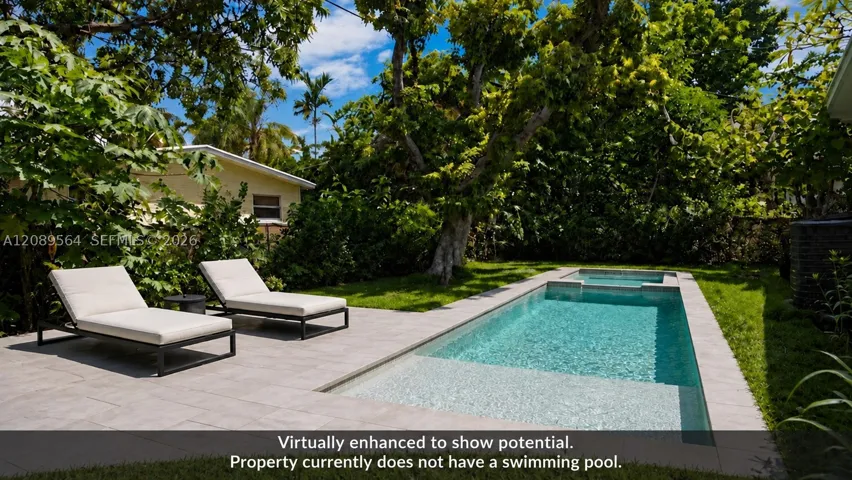 virtually enhanced to show potential. No pool