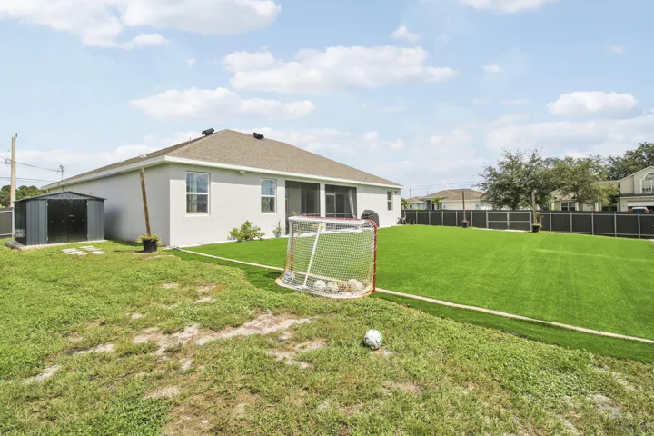 Rear Exterior and Backyard
