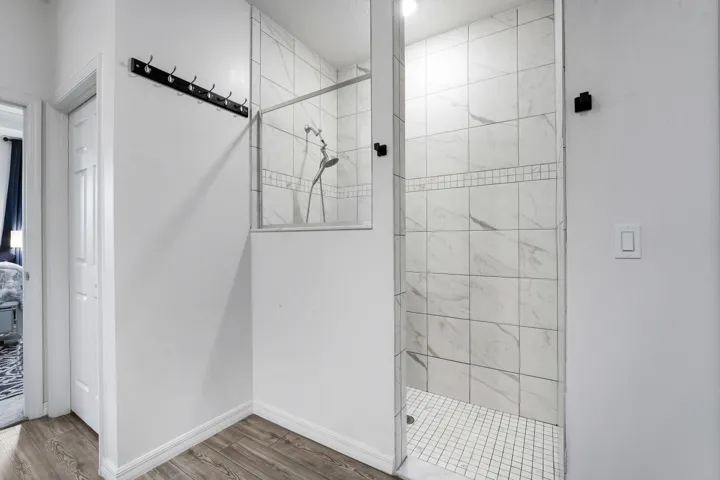 Walk-In Tiled Shower
