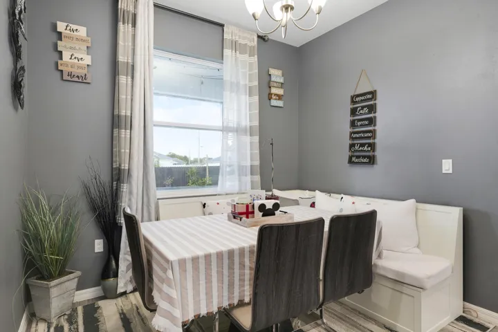 Dining Area with Built-In Seating
