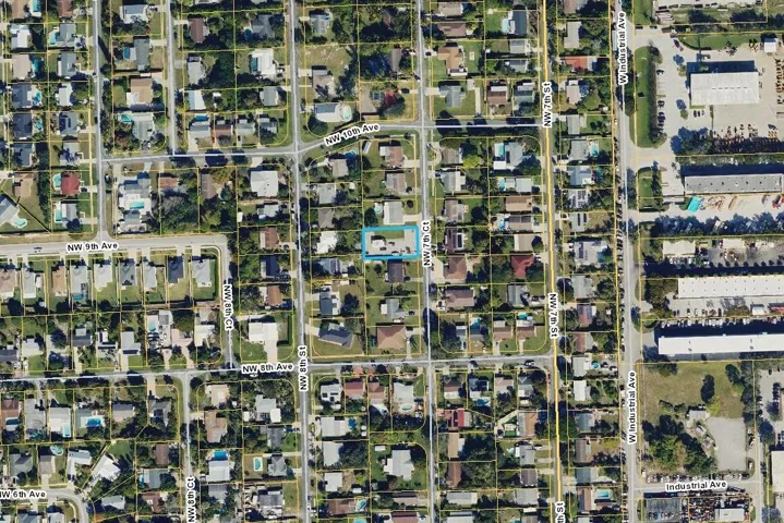 02 - 1007 NW 7th Ct - Aerial