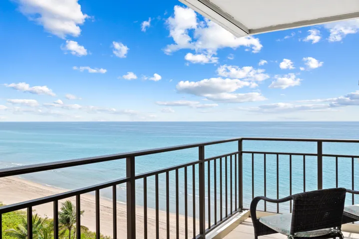 Balcony is accessed from bedrooms too
