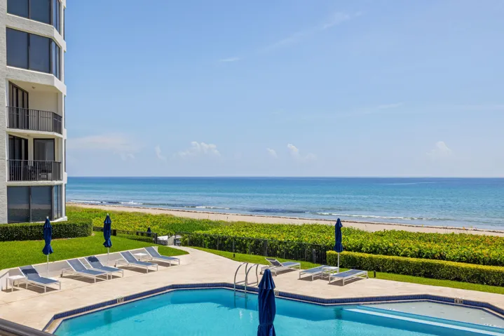 LOUNGE DECK VIEW OF THE POOL