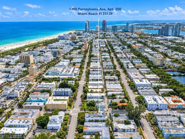 Prime South Beach location steps from Flamingo Park, Lincoln Road, and the beach.
