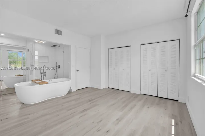 Open concept bathroom