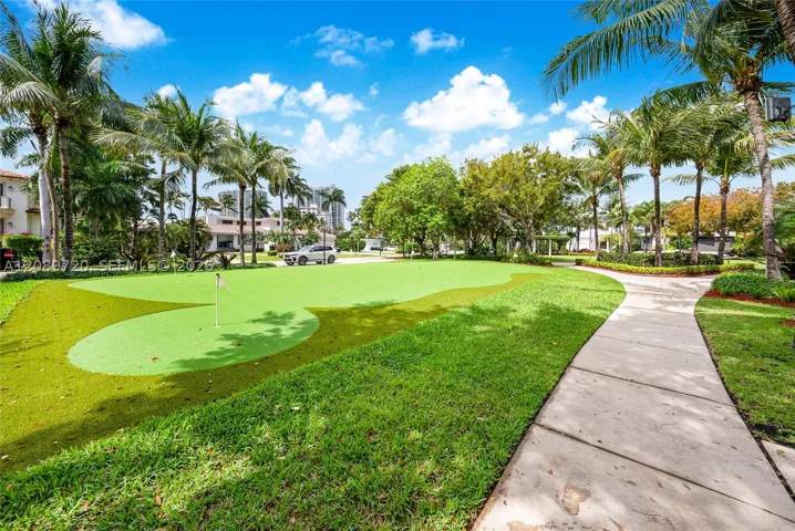 Putting area