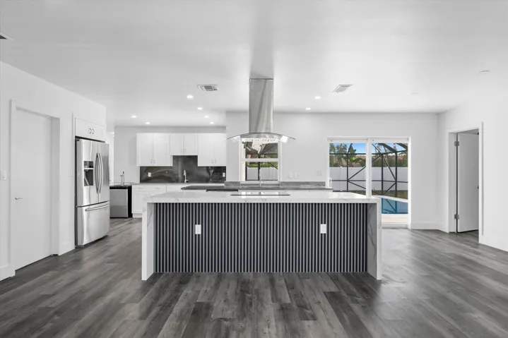 Kitchen Island View