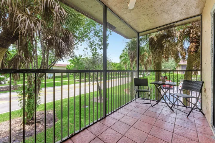 Fully screened in peaceful patio.