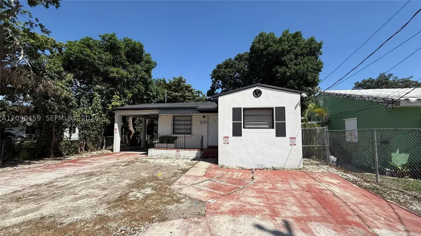 Front of Structure