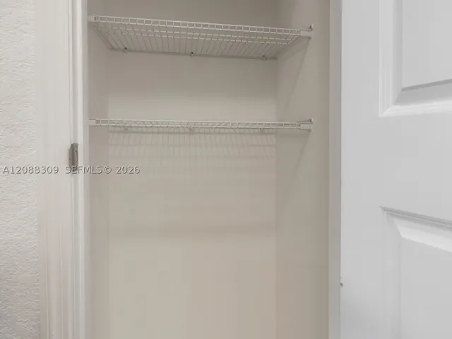 Hallway linen closet