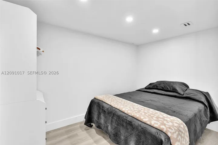 Smaller of 2 bedrooms.