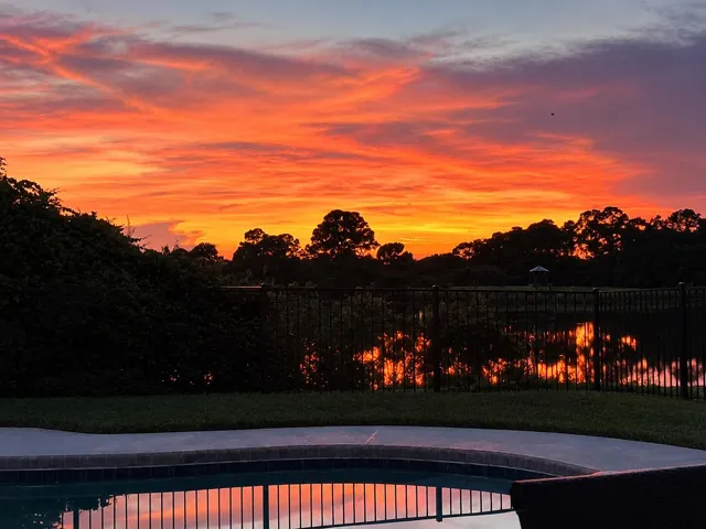 Backyard Sunset