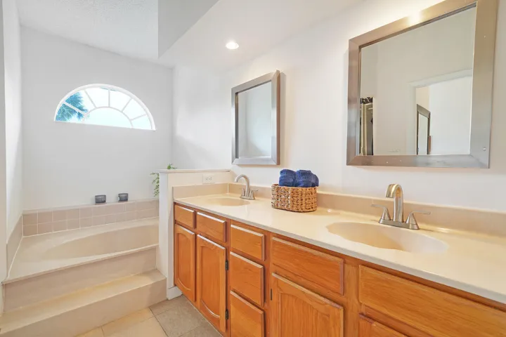 Large soaker tub