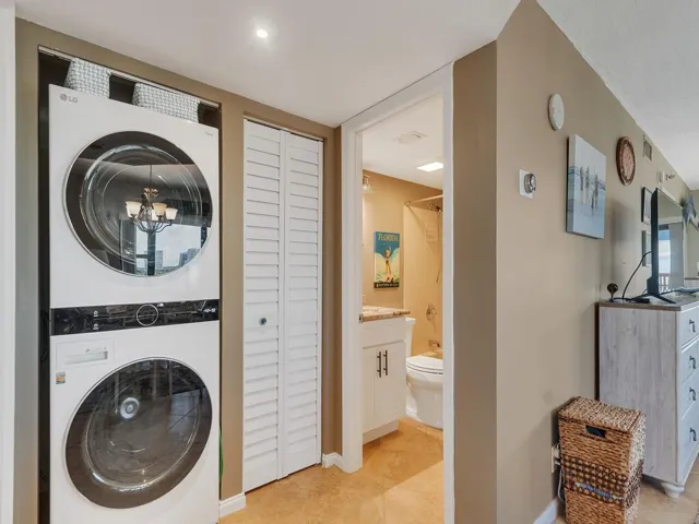 Laundry closet